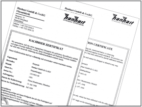 904.1389-40 Calibration certificate